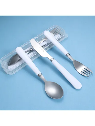 Food Grade Stainless Steel Cutlery PP handle feels comfortable in your hand Support for customization of various Cutlery